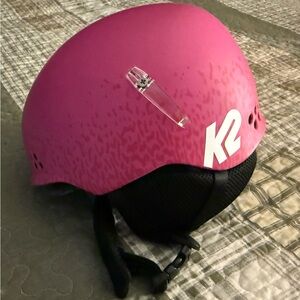 K2 Kids Pink Ski/Snowboard Helmet